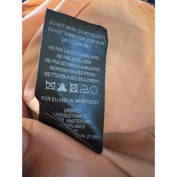 Hutch Animal Print Twist-Front Puff-Sleeve Ruffle-Hem Dress Medium New - Picture 9 of 10